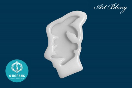 Молд №464 брошь Зайчик  