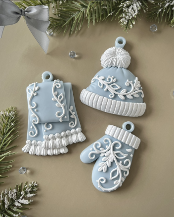 №712 Молд Зимняя шапка, шапочка