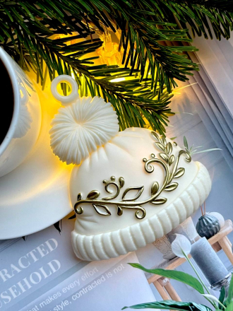 №712 Молд Зимняя шапка, шапочка