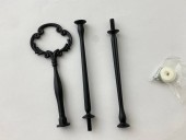 №40 уценка Фурнитура для фруктовниц  ЧЕРНАЯ 