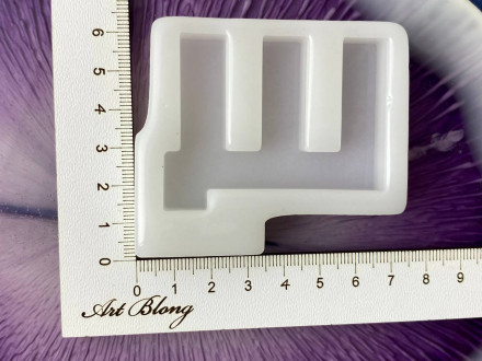 Русская буква "Щ" Высота буквы 42 мм (молд, силиконовая форма) Русская буква "Щ" Высота буквы 42 мм (молд, силиконовая форма)