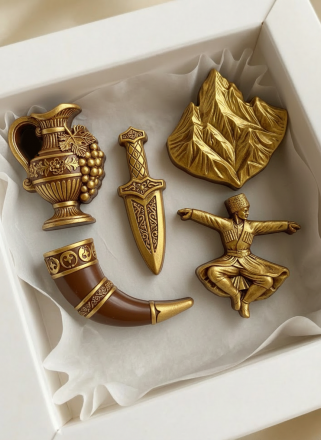 №4071 Кавказский стиль Силиконовая форма ( молд )  