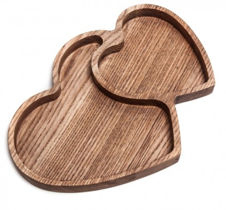 №1 Менажница Сердца (Темная)