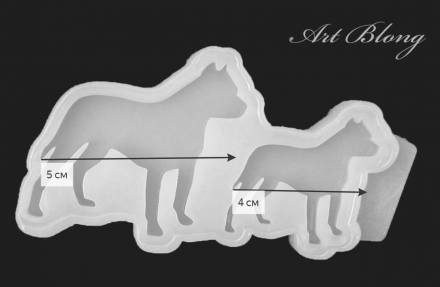 Молд №426 Амстафф собака