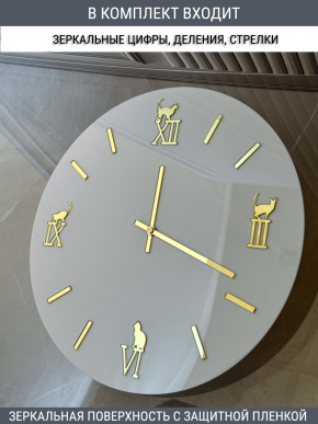 Набор для часов цифры стрелки деления золото (комп 103,120,134,ЗАГЛУШКА,золото)