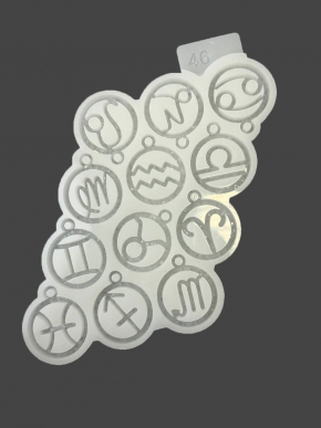 Молд №46 Кристаллические знаки зодиака 