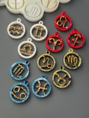 Молд №46 Кристаллические знаки зодиака 