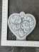 №407 Молд Сердце с кристаллами  