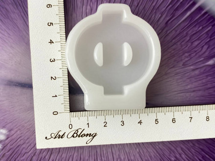 Русская буква "Ф" Высота буквы 42 мм  (молд, силиконовая форма )  