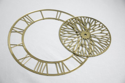 Циферблат для часов  №25  золото 19,5 см 