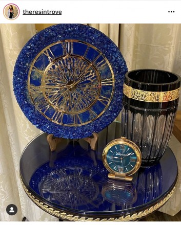 Циферблат для часов  №25  золото 19,5 см 