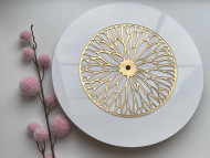 №.25 Watch face  gold 19.5 cm Циферблат для часов 