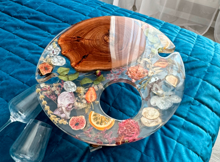 №92 Молд Винный стол (читай описание) диаметр 34,5 см