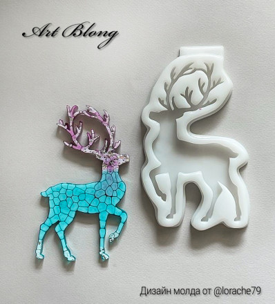 Молд №122 Олень 