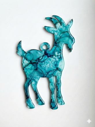 № К-1 Молд Коза глянцевая   