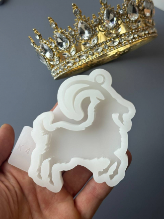 № К-4 Молд Коза глянцевая № К-4 Молд Коза глянцевая