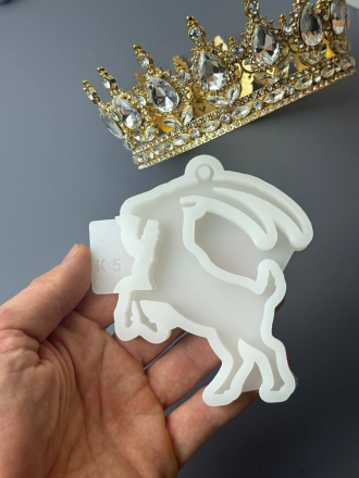 № К-5 Молд Коза глянцевая № К-5 Молд Коза глянцевая