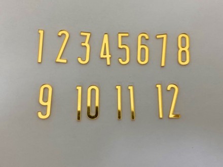 №806 Цифры (золото) №806 Цифры (золото)