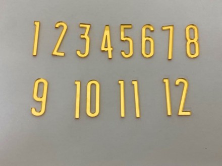 №806 Цифры (золото) №806 Цифры (золото)