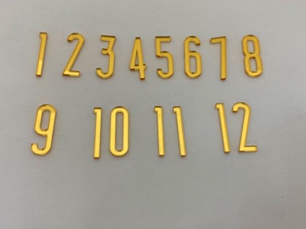 №806 Цифры (золото) №806 Цифры (золото)