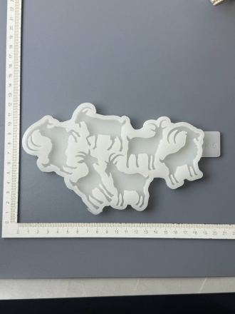 № К-6 Молд Броши Коза глянцевая № К-6 Молд Броши Коза глянцевая