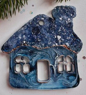 №173 Молд Домик с Кристал.крышей 