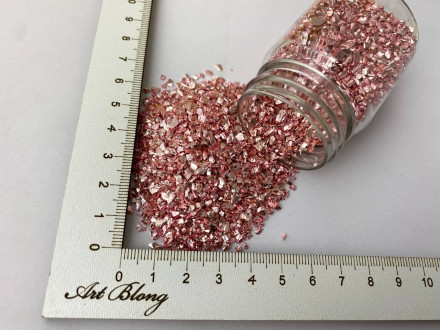 №20 Розовая Стеклянная крошка №20 Розовая Стеклянная крошка