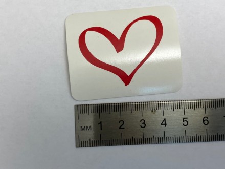 №700 Наклейка (красный) Sticker 