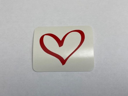 №700 Наклейка (красный) Sticker 