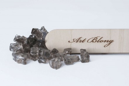 Glass crumb crystal brown Стеклянная крошка