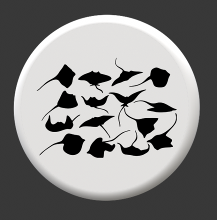 №903 Наклейка Скат (Черные) Sticker №903 Наклейка Скат (Черные) Sticker