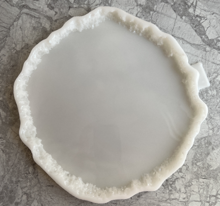 №810 Поднос с Кристаллическим краем (26 см) Молд