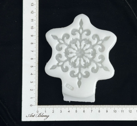 №184 Молд Снежинка кристаллическая 