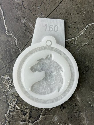 Молд №160 лошадка в шаре Молд №160 лошадка в шаре