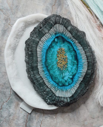 №809 Tray with Crystal edge (29.5 cm) Mold