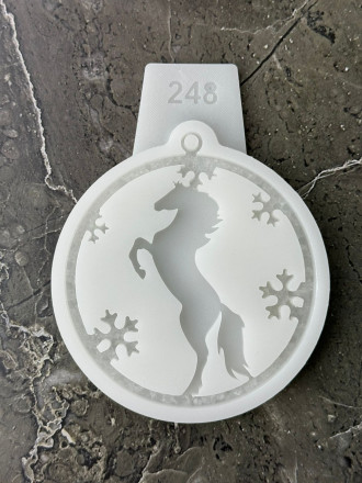 №248 Молд лошадь в круге №248 Молд лошадь в круге