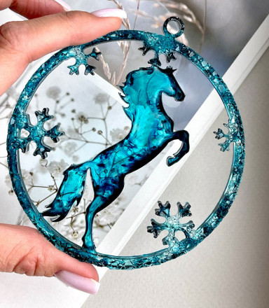 №248 Молд лошадь в круге №248 Молд лошадь в круге