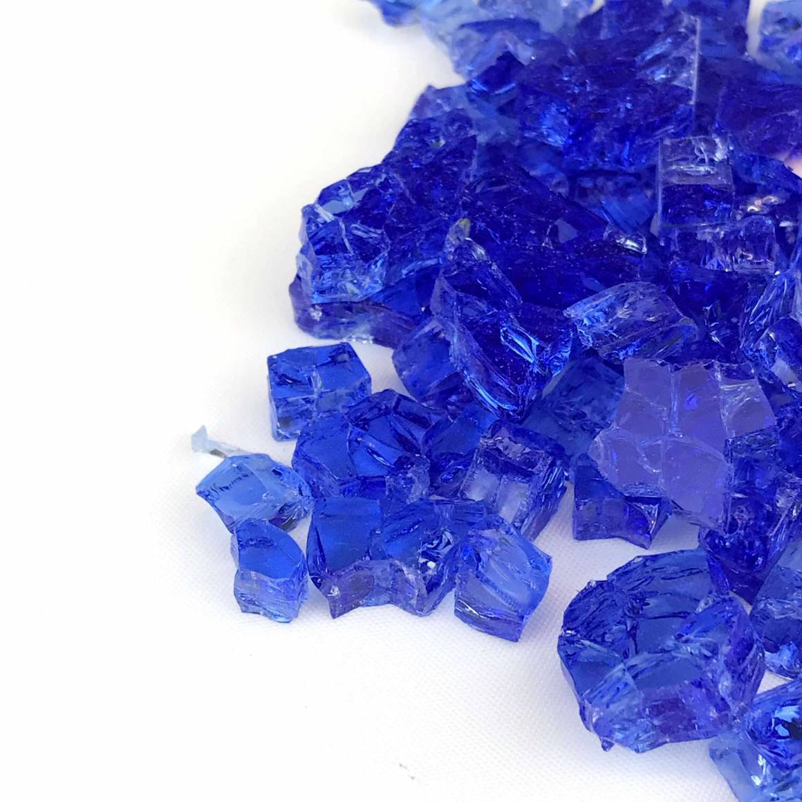 Стеклянная крошка кристалл blue. artblong.ru. 