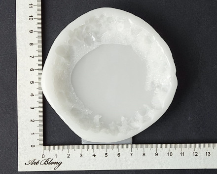 №808 Coaster with crystal edge (Mold)