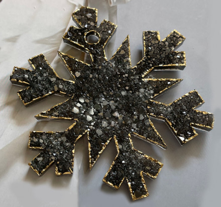 Молд №107 снежинка кристаллическая Молд №107 снежинка кристаллическая