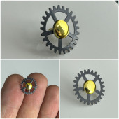 №709 Заглушка Шестеренка.  вместо секундной стрелки    