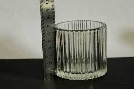 №5 Стакан стеклянный 150 мл (ребристый) №5 Стакан стеклянный 150 мл (ребристый)