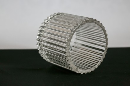 №5 Стакан стеклянный 150 мл (ребристый) №5 Стакан стеклянный 150 мл (ребристый)