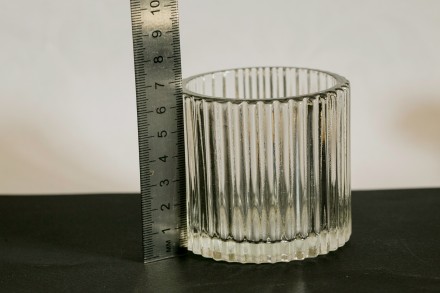 №5 Стакан стеклянный 150 мл (ребристый) №5 Стакан стеклянный 150 мл (ребристый)