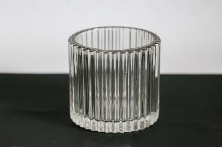 №5 Стакан стеклянный 150 мл (ребристый) №5 Стакан стеклянный 150 мл (ребристый)