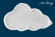 №666 Облако (24,5 см) BIG  Метрика для малыша (большое облако) 