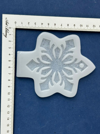 №108 Молд снежинка кристал.