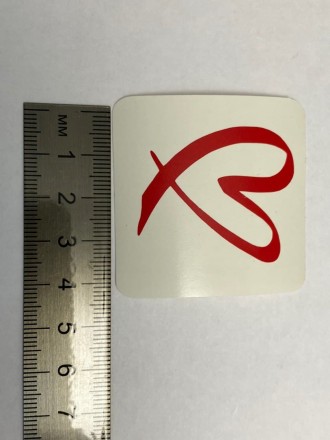 №705 Наклейка (красный) Sticker  