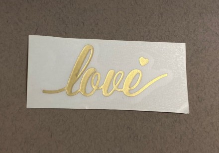 №23 Наклейка (золото) Sticker 