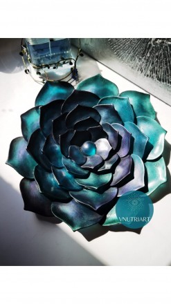 №506 Объемный молд цветок до 25 см 